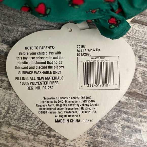 Snowden Raggedy Ann Doll 21 Inch - Picture 7 of 7